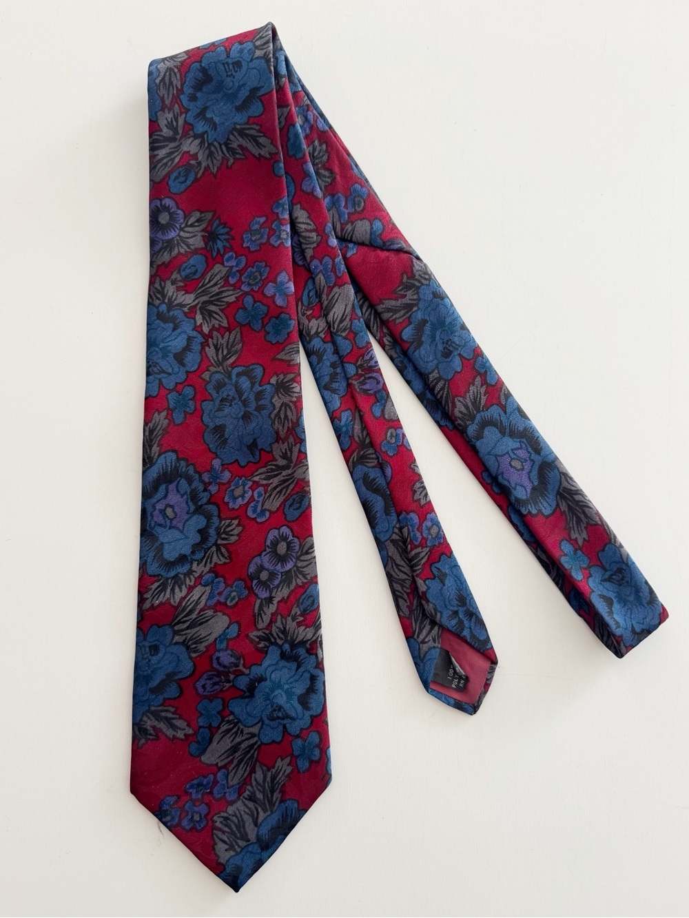 Vintage 90s Oleg Cassini Floral Tie